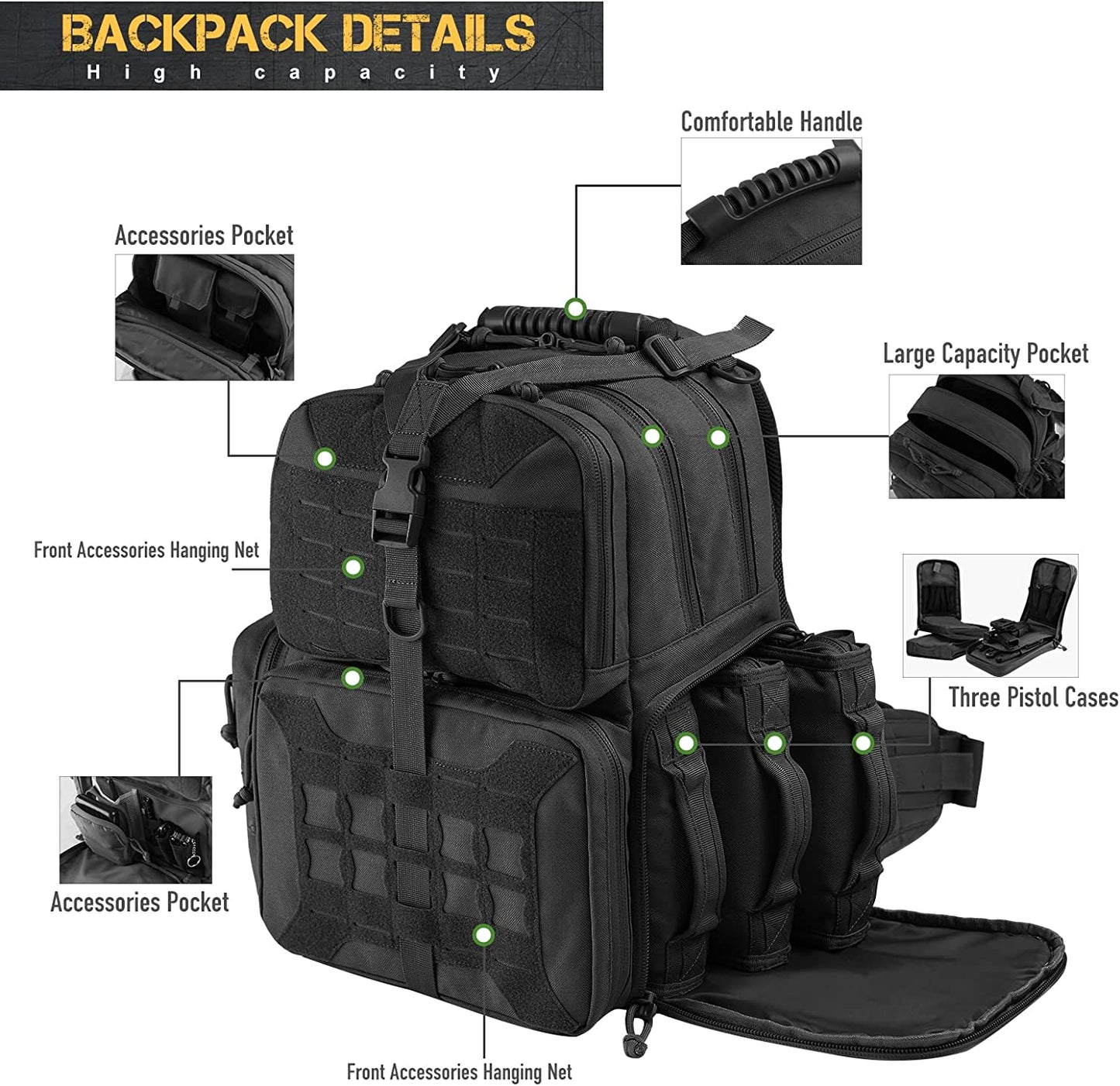 Tactical Range Backpack Bag