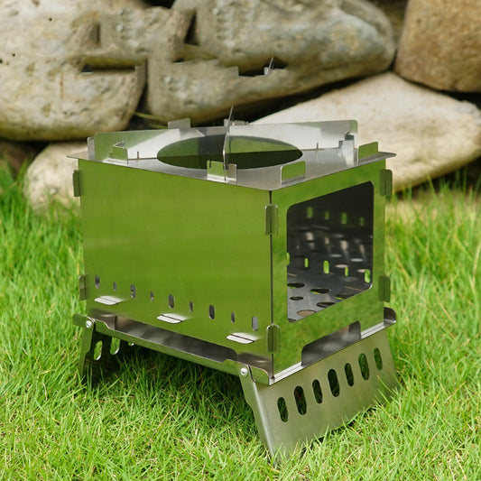 Outdoor Folding Card Stove Barbecue Rack