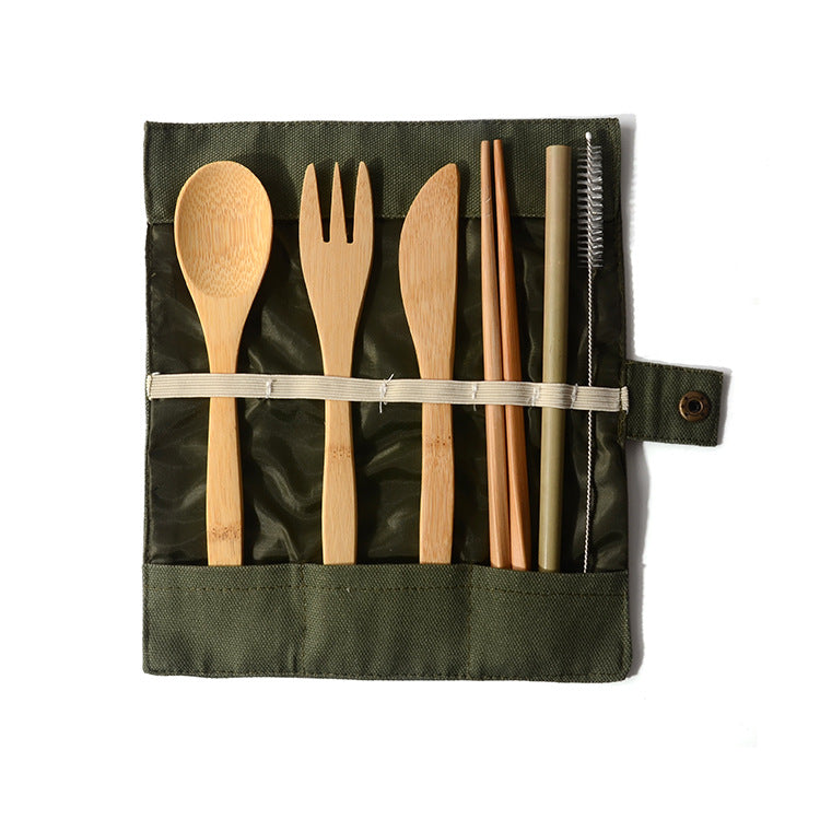 Portable cutlery set