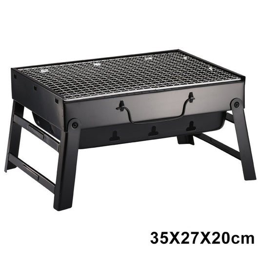 Charcoal Barbecue Rack Outdoor Folding Portable Barbecue Grill Gift