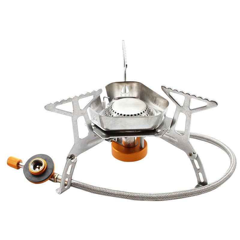 Outdoor Mini Windproof Burner Split Gas Stove