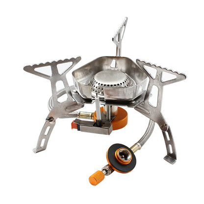 Outdoor Mini Windproof Burner Split Gas Stove