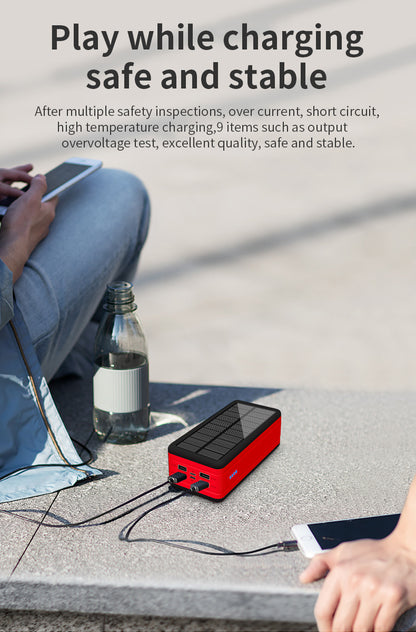 Large Capacity Solar Wireless Power Bank