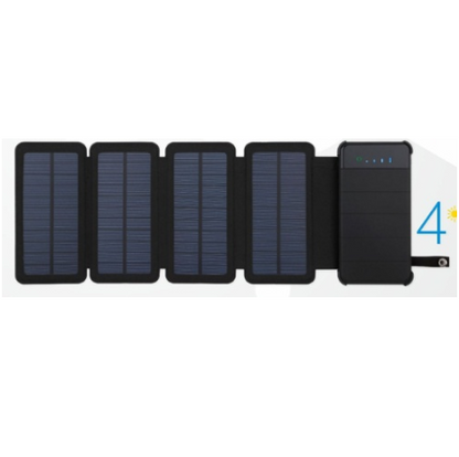 Detachable multi-chip solar mobile power supply folding type