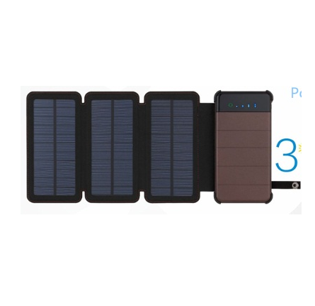 Detachable multi-chip solar mobile power supply folding type