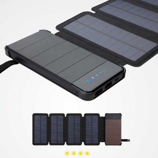 Detachable multi-chip solar mobile power supply folding type