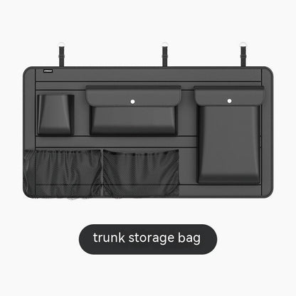 StylishStow Leather Trunk Organizer