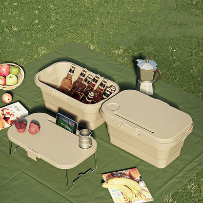 Outdoor Foldable Picnic Camping Basket