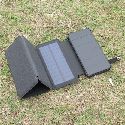 Detachable multi-chip solar mobile power supply folding type