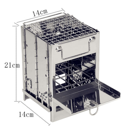 Furnace Camping Picnic Folding Barbecue Rack