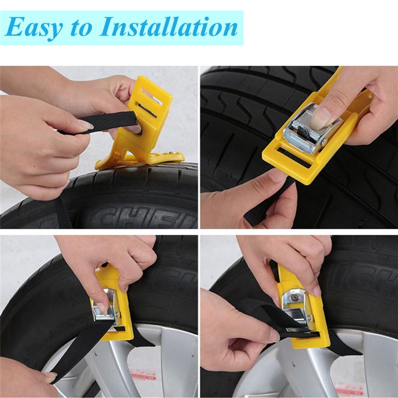 Car tire anti-skid chain