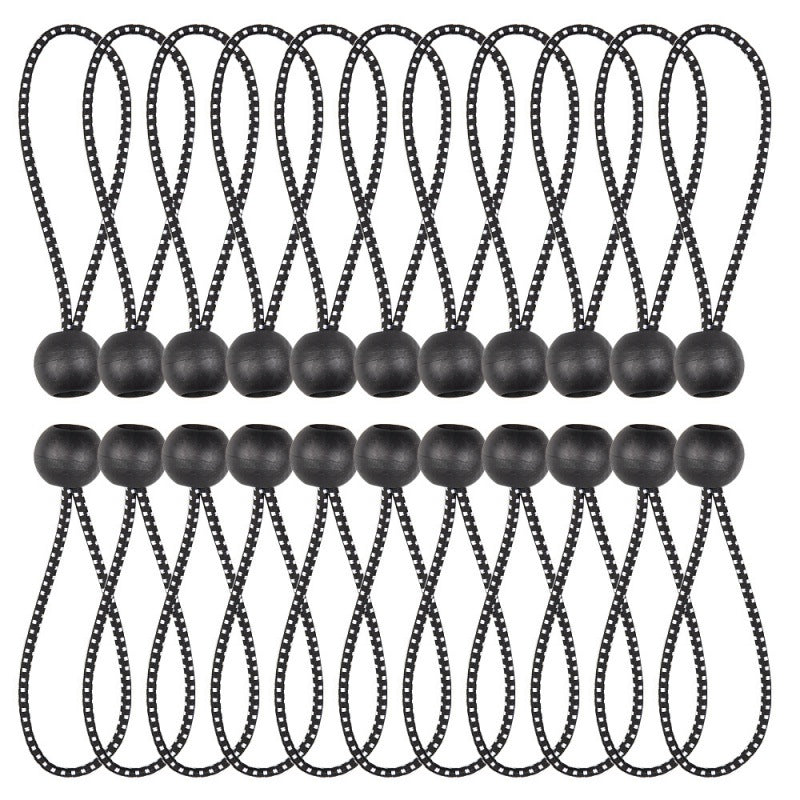 Outdoor Tent Canopy Oxford Rope Strapping Elastic Ball Rubber Band