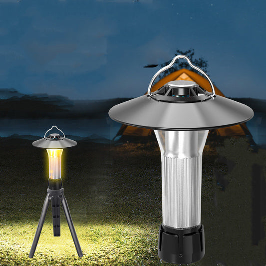 Outdoor Retro Multifunctional Camping LED Tent Light