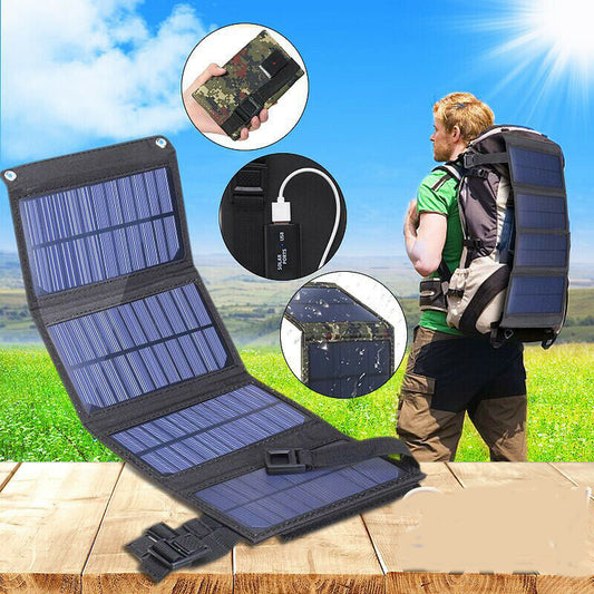 Portable Solar Foldable Battery Panel USB Interface 20W5V