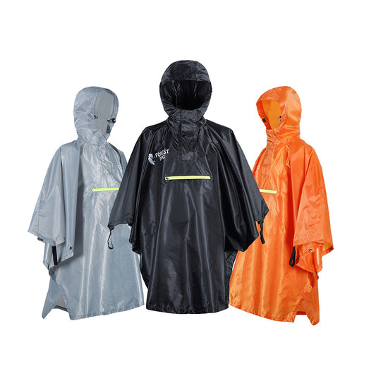 Outdoor Camping Mountaineering Riding Poncho Travel Mat