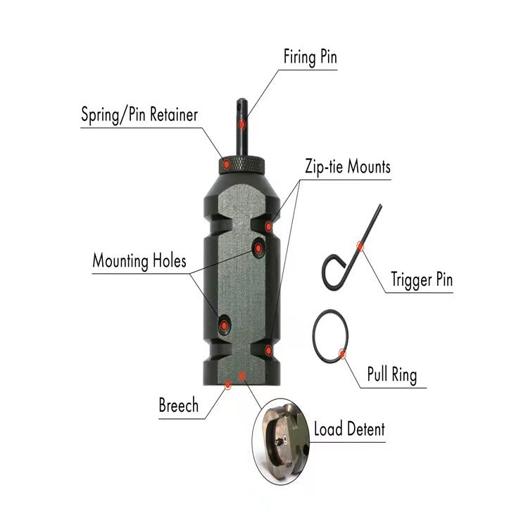 Tent Hazard Alarm Brake Cable Holder