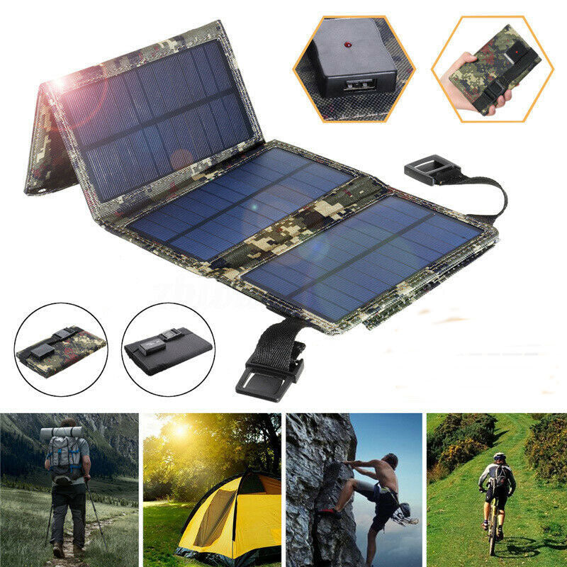 Portable Solar Foldable Battery Panel USB Interface 20W5V