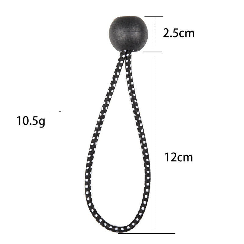 Outdoor Tent Canopy Oxford Rope Strapping Elastic Ball Rubber Band