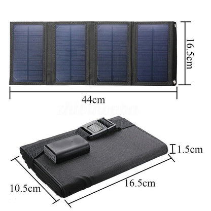 Portable Solar Foldable Battery Panel USB Interface 20W5V