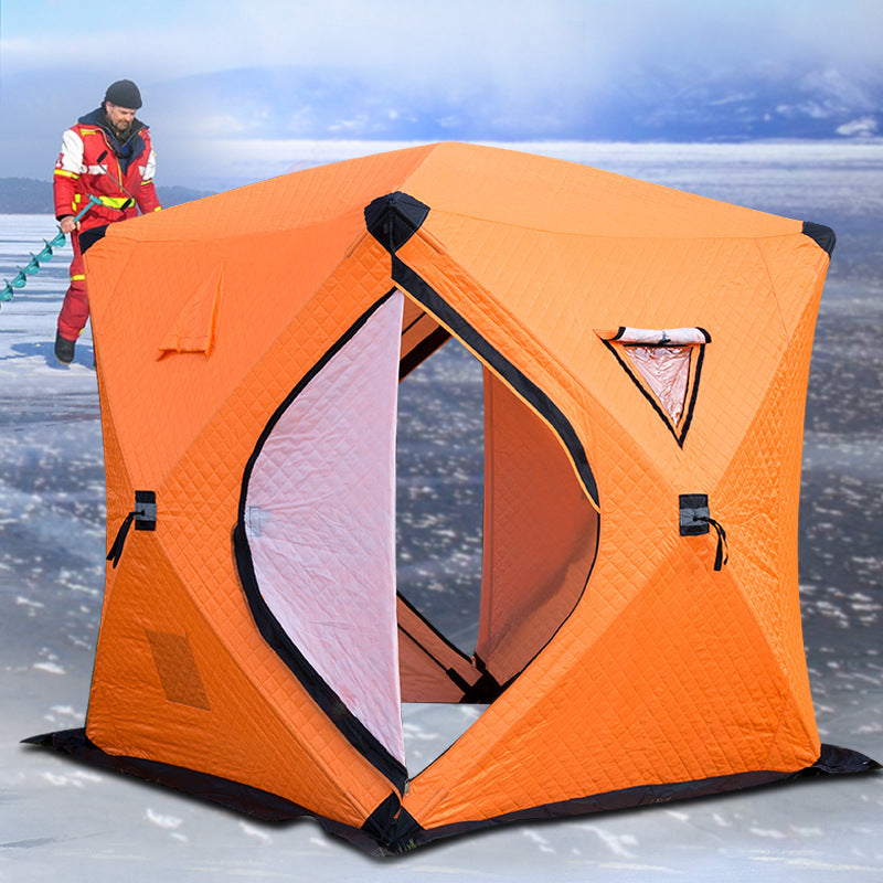 Large Yurt Red Camouflage Warm Tent