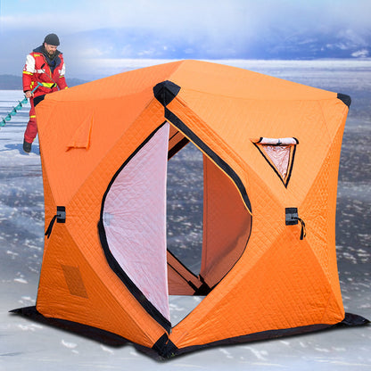 Large Yurt Red Camouflage Warm Tent