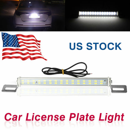 Universal White License Plate LED Back Up Reversing Light For Car SUV Truck RV