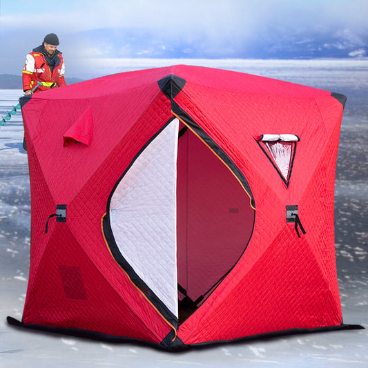 Large Yurt Red Camouflage Warm Tent