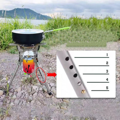 Outdoor Camping Barbecue Butane High Power Gas Stove