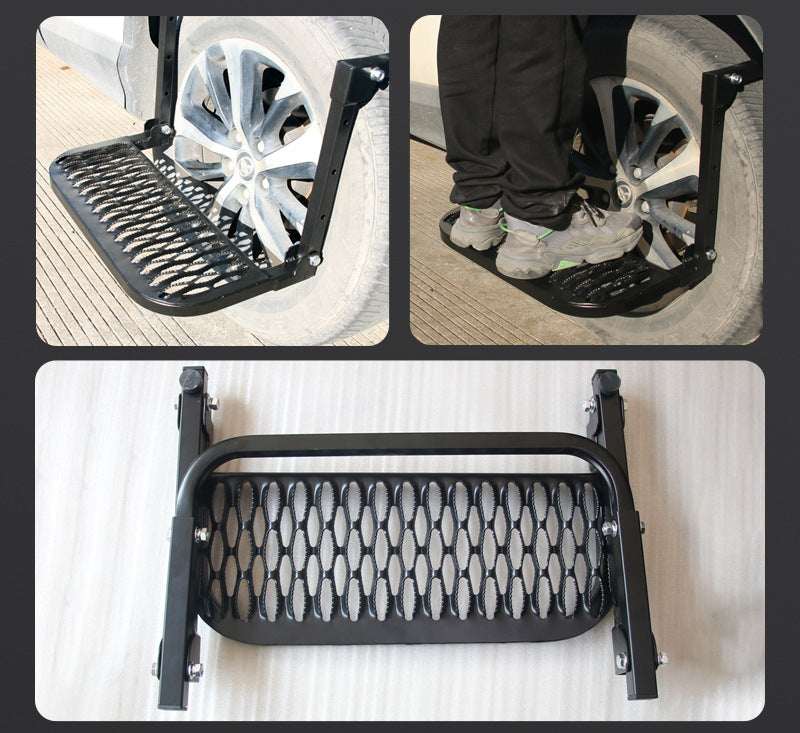 Black Car Tire Climbing Pedal